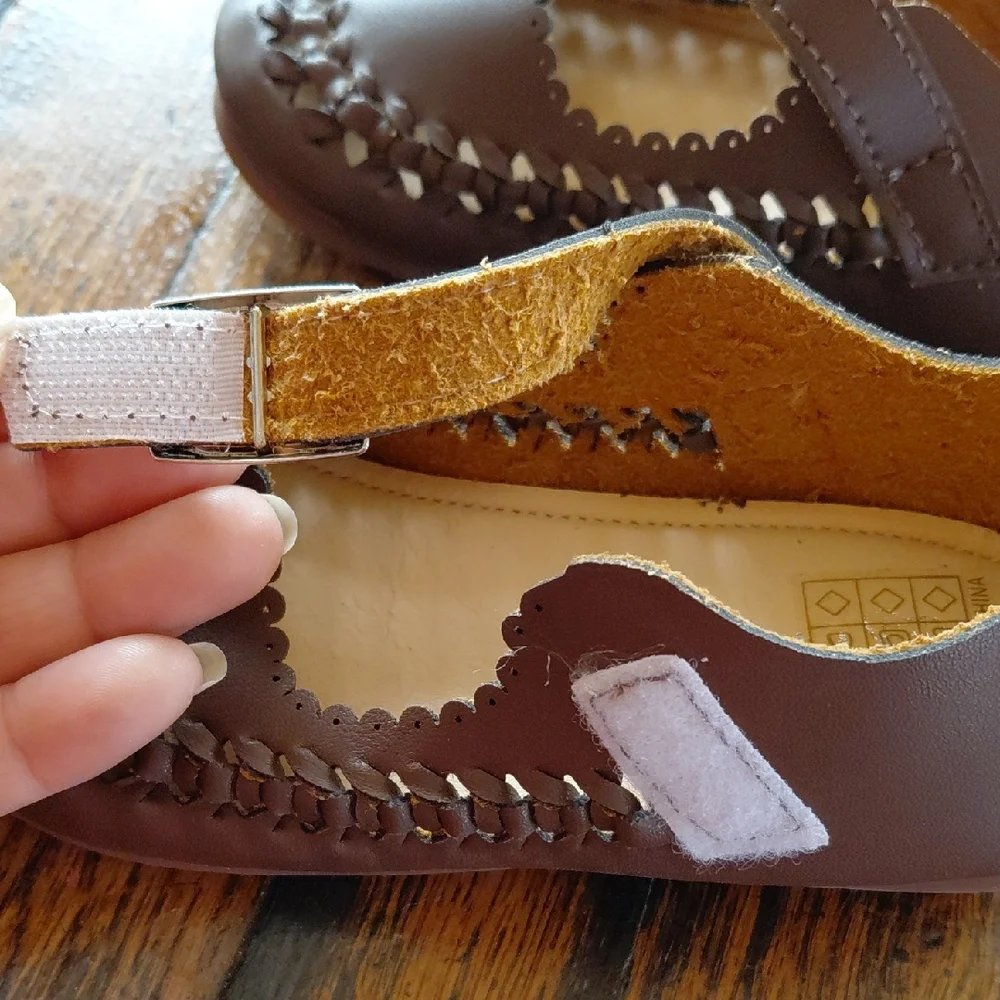 Fashion Nova Kids Moccasins in Rich Brown